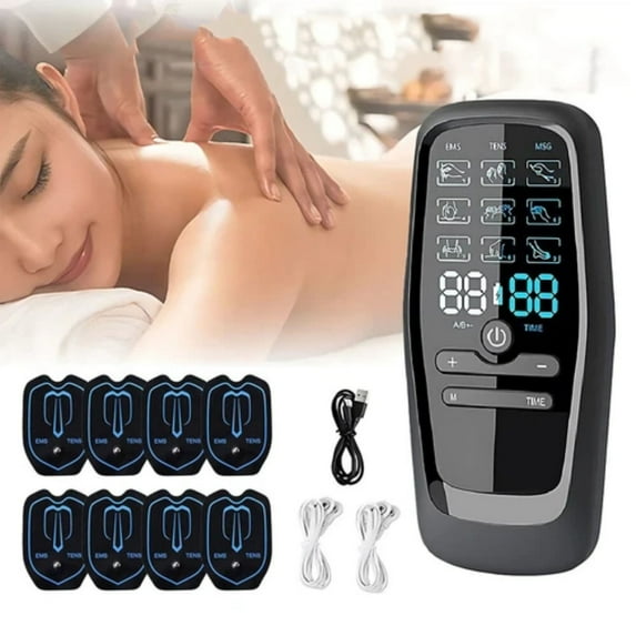 CAMOTUSE TENS Machine 27 Programs - Muscle Stimulator with EMS Pulse for Pain Relief & Recovery Therapy