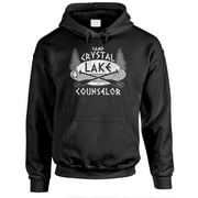 GOODER DEALS CAMP CRYSTAL Lake - Horror Jason Hockey - Fleece Pullover Hoodie (3Xl,Black)