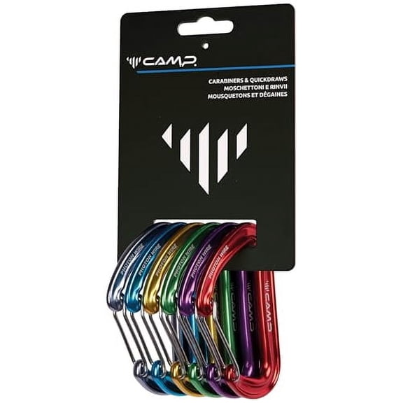 CAMP Pack of 6 Photon Wire Carabiners