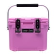 thumbnail image 1 of CAMP-ZERO 10 Liter 10.6 Quart Cooler with 2 Molded In Cup Holders, Pink, 1 of 10