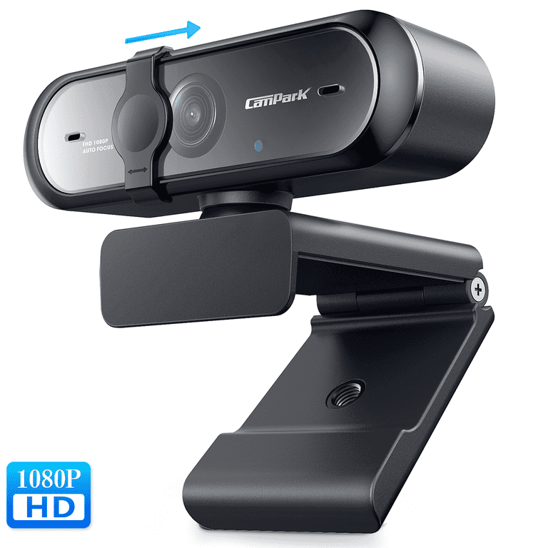 CAMPARK 1080P Webcam with Mic for PC, USB Web Cam, Streaming for - Main Image
