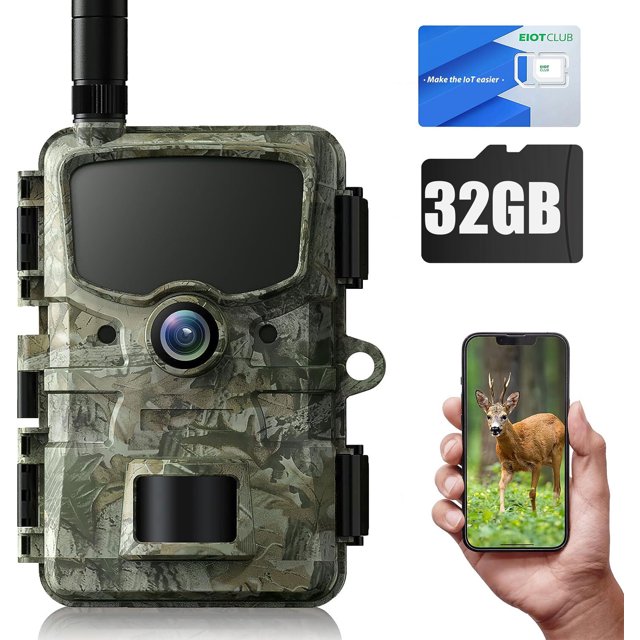 CAMPARK 4G LTE Cellular Trail Camera Sends Picture Video to Cell Phone