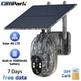 thumbnail image 1 of CAMPARK 4G LTE Cellular Trail Camera Wireless 2.5K Solar Powered 10400mAh Hunting Game Camera Color Night Vision for Outdoor Wildlife Monitoring, 1 of 11