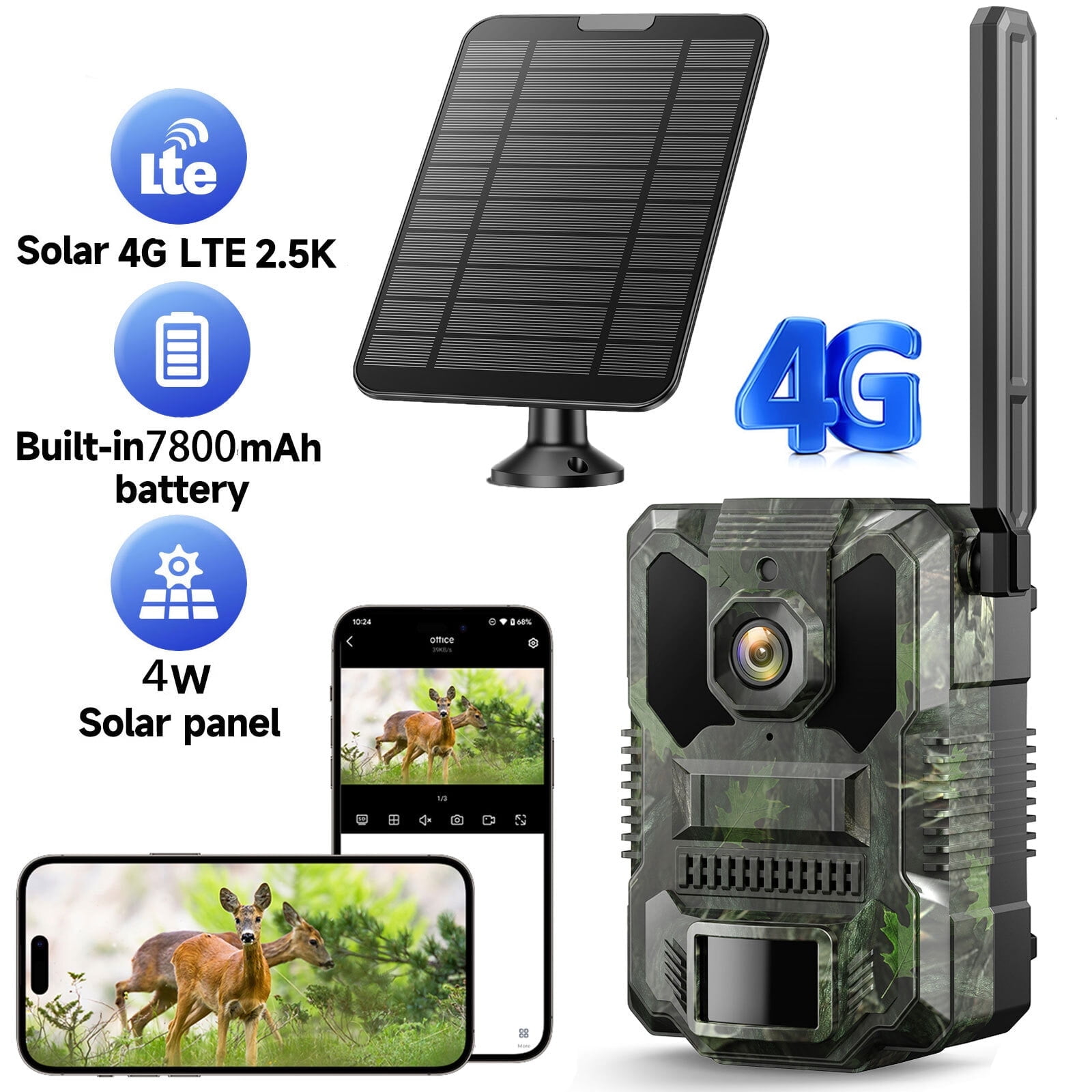 Campark Best Solar Powered Cellular Trail Camera Campark TC25 2K