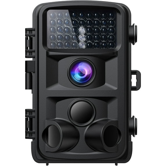 CAMPARK Trail Camera 1080P 16MP Game Hunting Deer Camera with 3 PIR Infrared Night Vision Fast Trigger Time Motion Activated Waterproof IP66 120 Wide Angel 2.4" LCD Trail Wildlife Camera