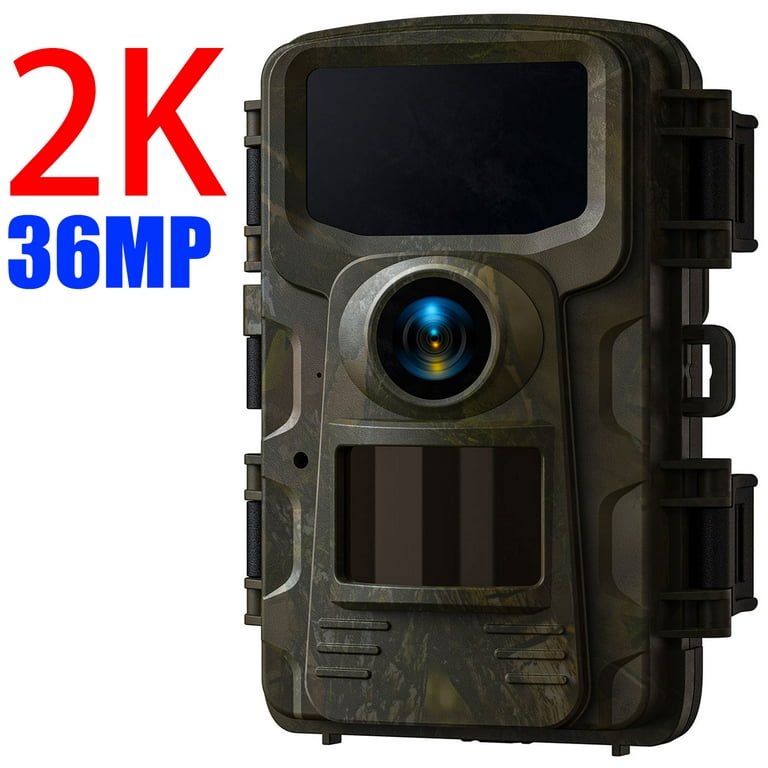 Bestok Trail Game Cámara 16MP 1080P Impermeable Caza Scouting Cam Activado  por Movimiento Visión Nocturna 65 pies/65.6 ft Sin Brillo IR LED para