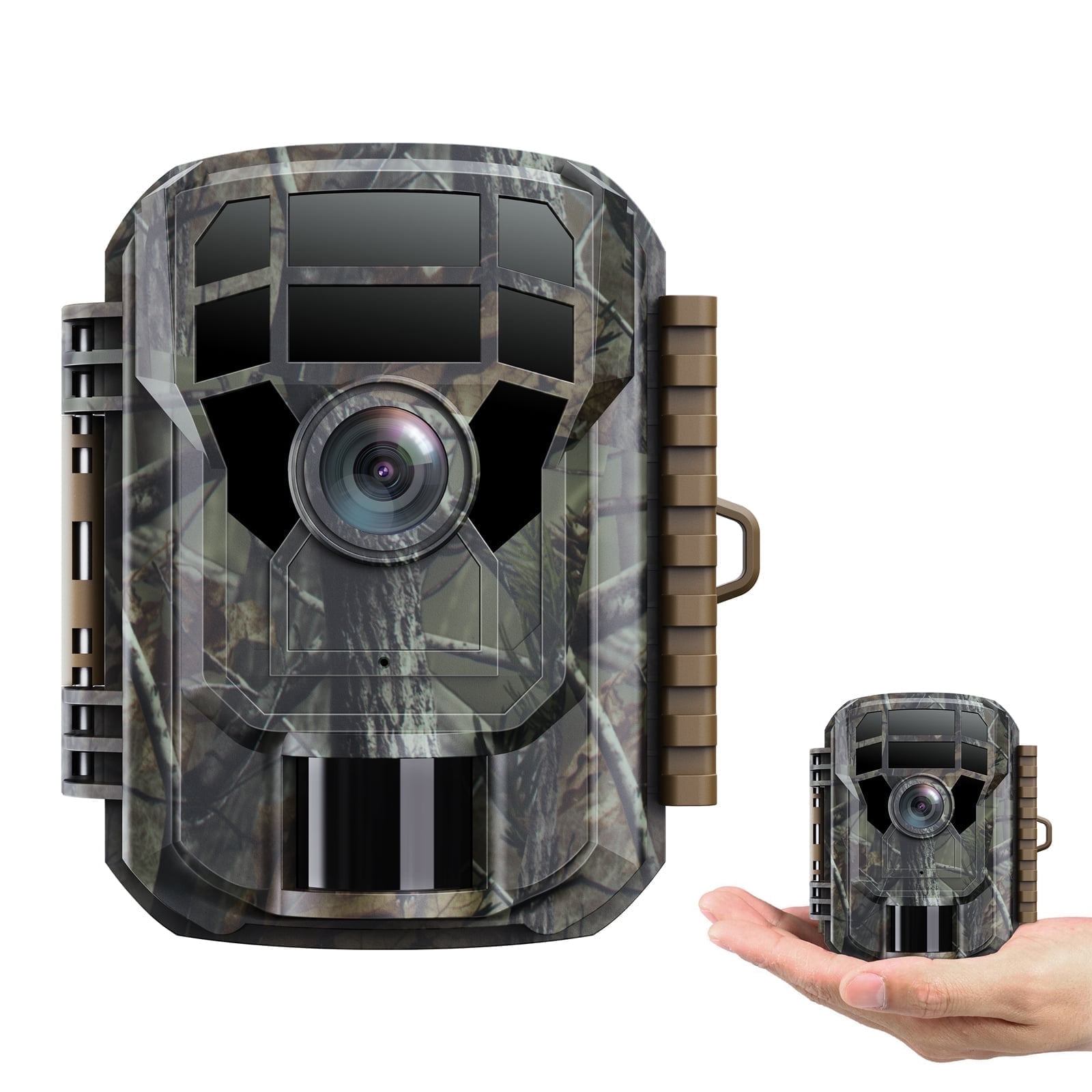 CAMPARK Trail Camera 36MP 2K Game Hunting Camera with  Night Vision Motion Activated Waterproof 120°Wide-Angle Trail Cam for Wildlife Monitoring