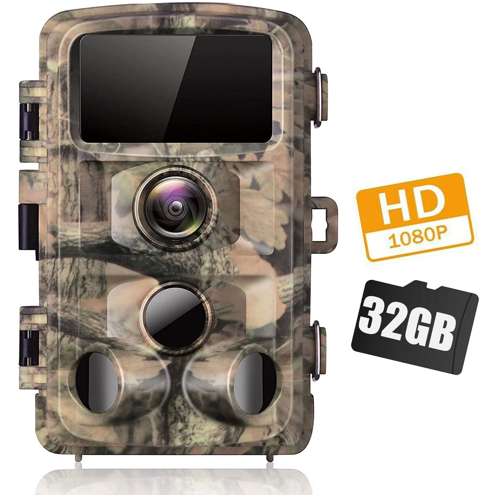 CAMPARK Trail Camera with with SD Card 1080P Game Camera with Night