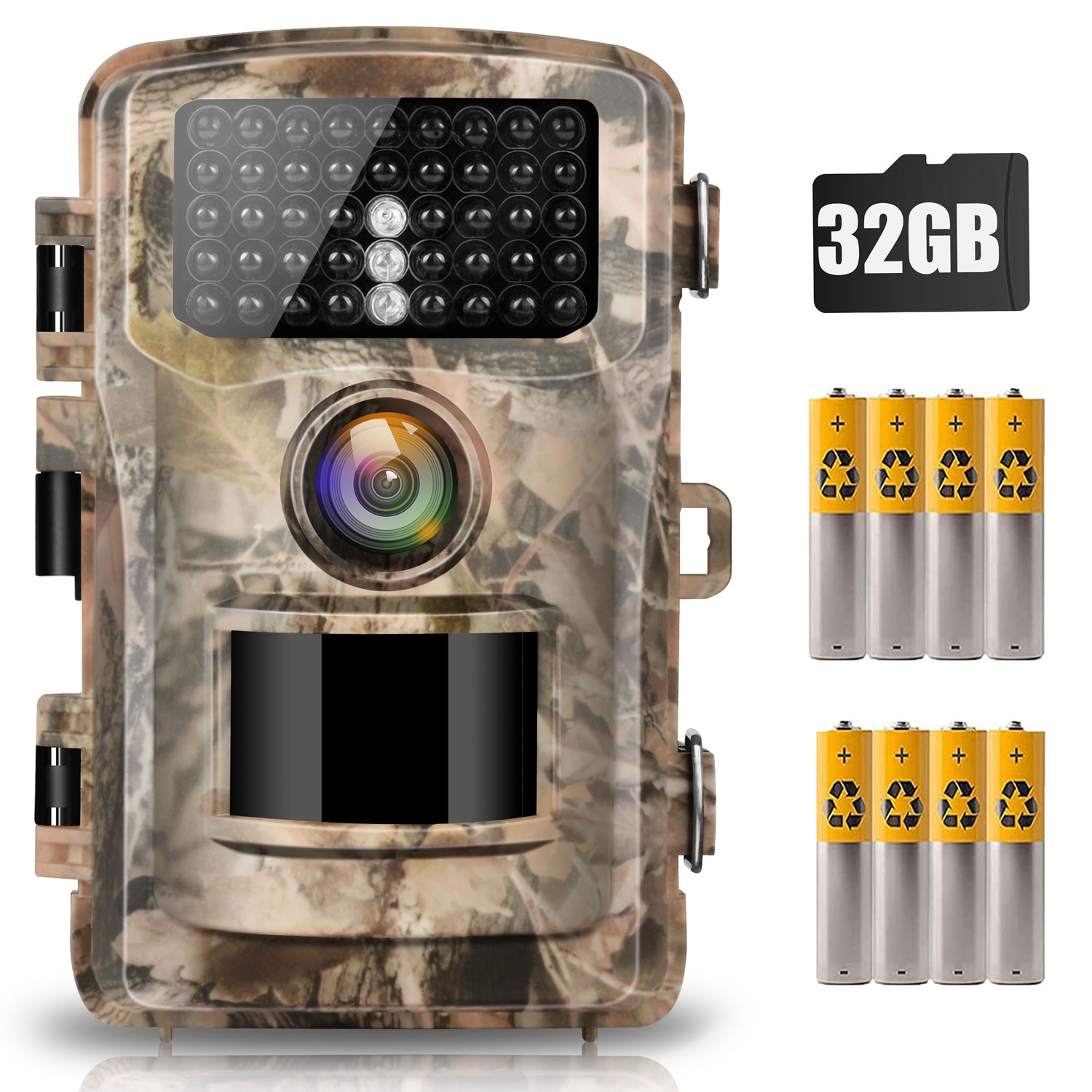 CAMPARK Trail Camera with SD Card and Batteries 4K 42MP Hunting Game
