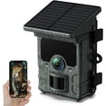 thumbnail image 1 of CAMPARK Trail Camera Solar Powered 46MP Native 4K 30fps WiFi Bluetooth Game Camera with Loop Recording 0.1s Trigger Hunting Deer Trail Cam with Night Vision IP66 Waterproof for Wildlife Monitoring, 1 of 10