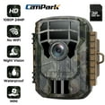 thumbnail image 1 of CAMPARK Trail Camera with SD Card 24MP 1080P Game Camera with Night Vision Waterproof Trail Cam for Hunting, 1 of 11