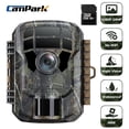 thumbnail image 1 of CAMPARK Trail Camera with SD Card 24MP 1080P Game Hunting Camera with Night Vision Waterproof, 1 of 9