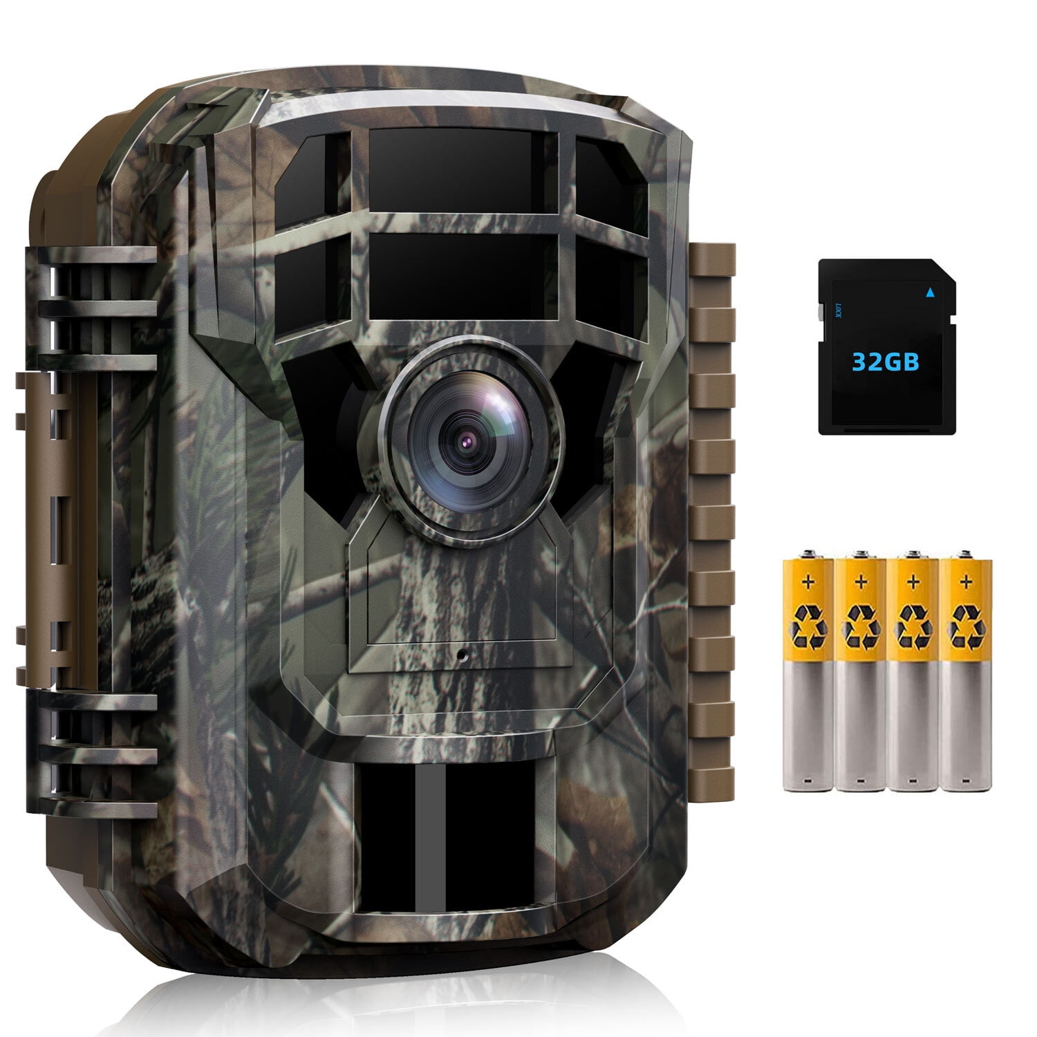 CAMPARK Trail Camera with SD Card and Batteries 24MP 1080P Game Camera