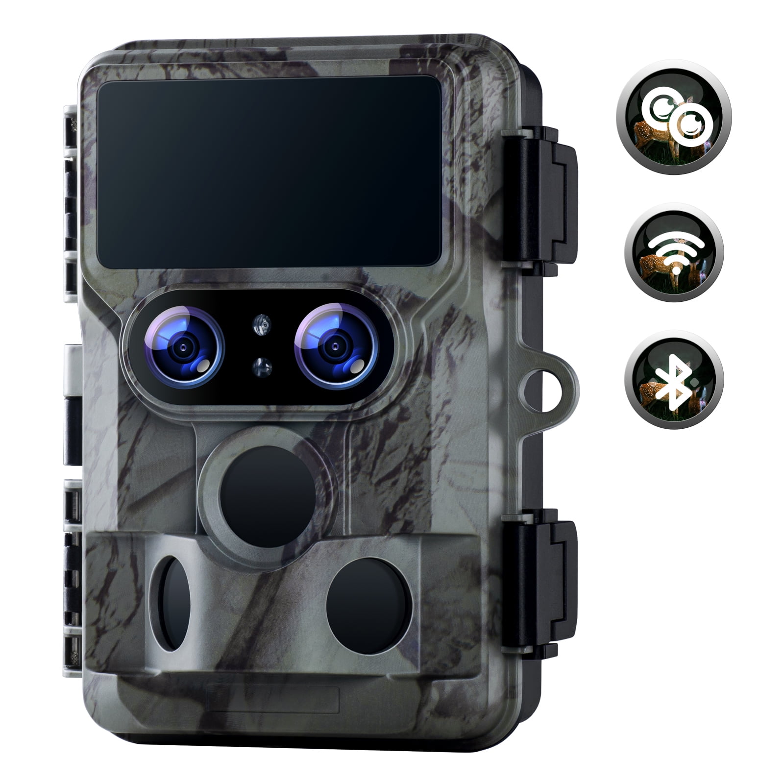 CAMPARK Trail Game Camera with SD Card Native 4K 60MP 30FPS WiFi