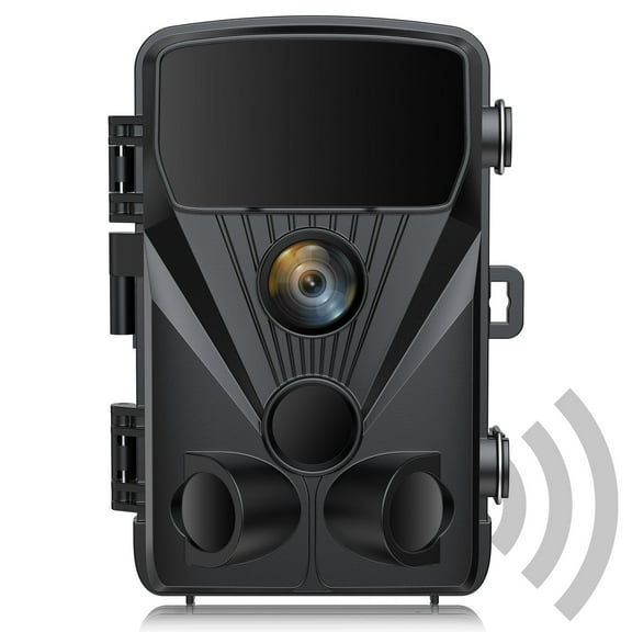 CAMPARK WiFi Trail Camera 42MP 4K LITE Game Camera with Infrared Nigh Vision Motion Activated Waterproof IP66 with 2.4LCD Hunting Trail Cam 120Wider Detection Angle for Wildlife Monitoring