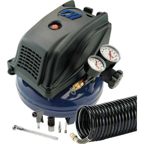 CAMPBELL HAUSFELD FP260000DI Pancake Compressor, 1 gallon