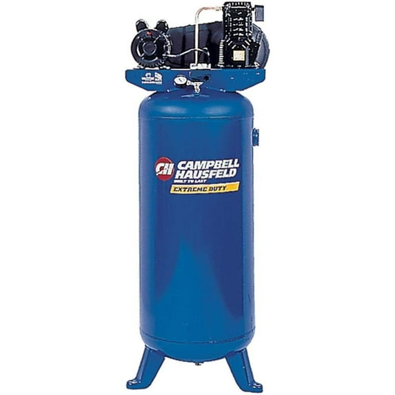 Campbell Hausfeld Air Compressor VT6275 - 3 HP 60 Gal Vertical 1-Stage - Blue