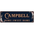 thumbnail image 1 of CAMPBELL Home Sweet Home Victorian Gift 6x18 Metal Sign 206180046835, 1 of 1