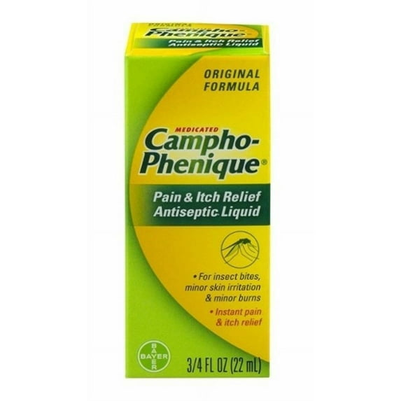 CAMPHO-PHENIQUE ORIGINAL FORMULA PAIN, ITCH RELIEF (5-Pack) EXP: 04/2022