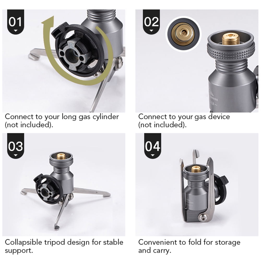 CAMPINGMOON Adapter, Stand CollapsibleStand Adapter De De Stove Lamp