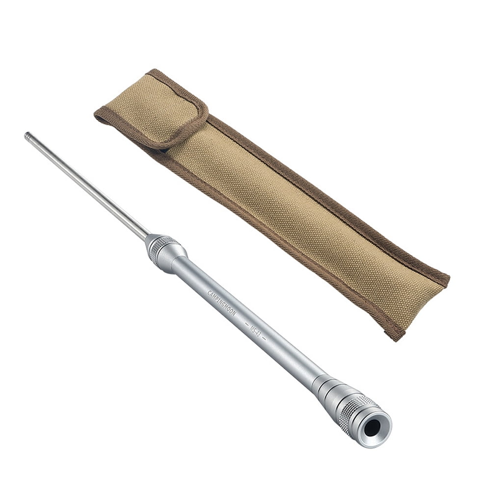 CAMPINGMOON Detachable Blow Fire Tube Mouth Fire Blowpipe Portable High