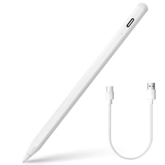 CAMPIR Stylus Pen for iPad, iPhone, Android Tablets,Galaxy - White Touch Screen Stylus