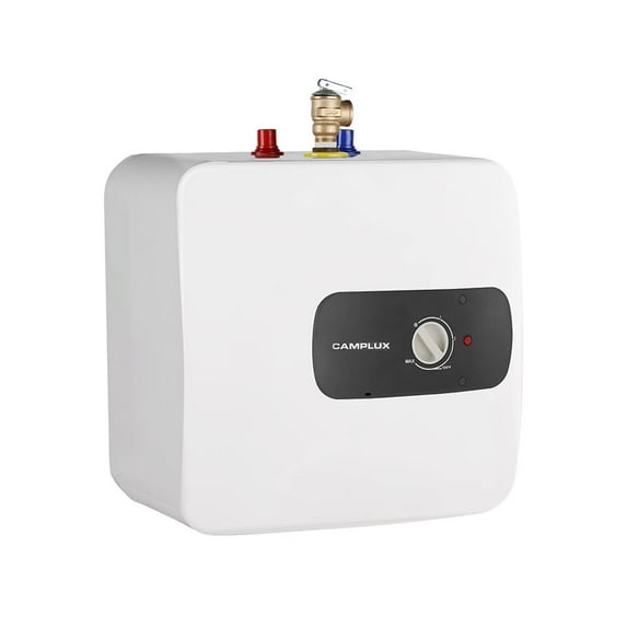 CAMPLUX 1.44 kW 6.5 Gallons Point of Use Tank Electric Water Heater for Under Sink