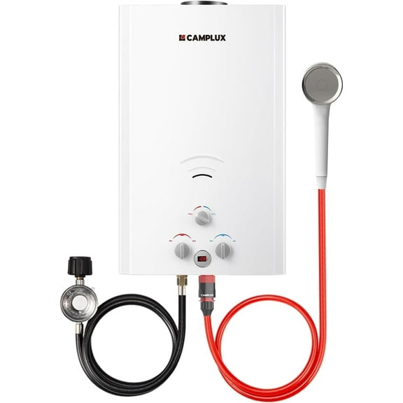 CAMPLUX 136,000 BTU 5.28 GPM Outdoor Propane Water Heater