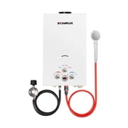 Camplux 2.11 GPM 55,000 BTU Propane Outdoor Portable Tankless Water Heater, Instant Hot Water, CSA Certified
