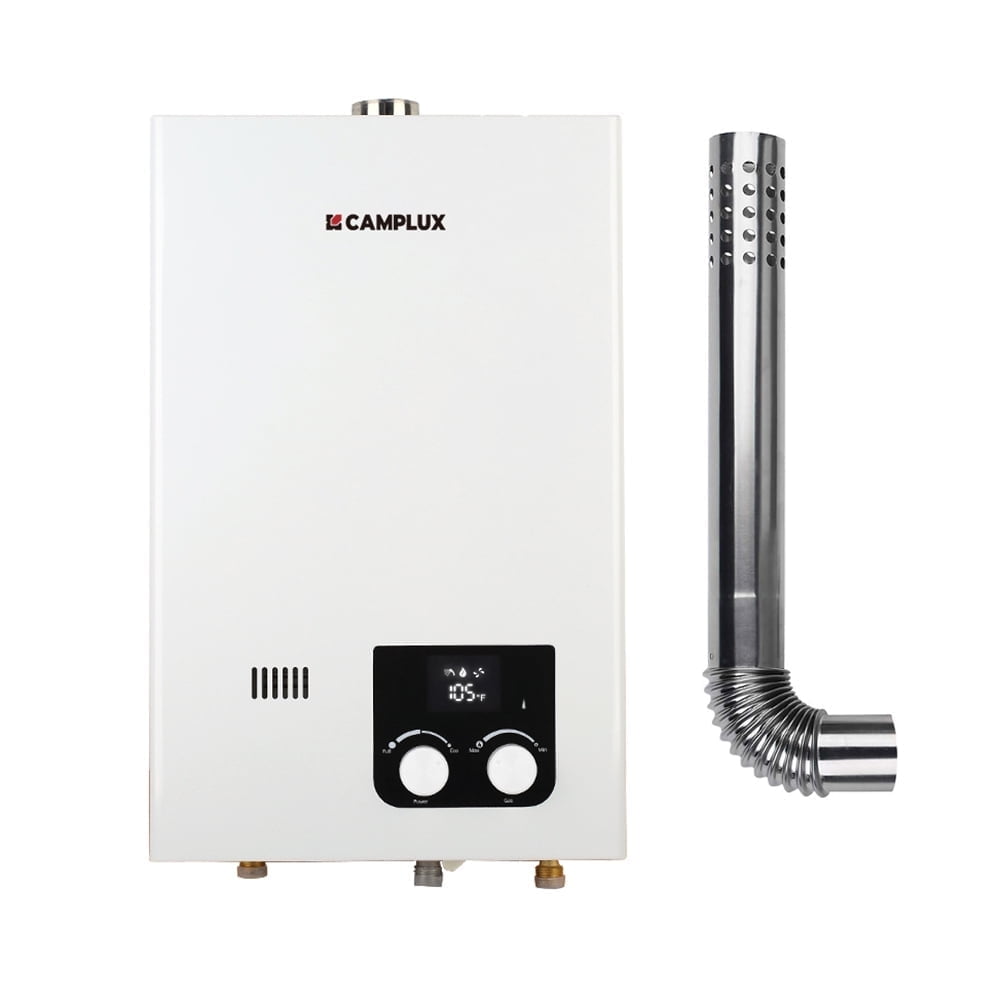 CAMPLUX 2.64 GPM 68, 000 BTU High Capacity Screen Propane Tankless Water Heater