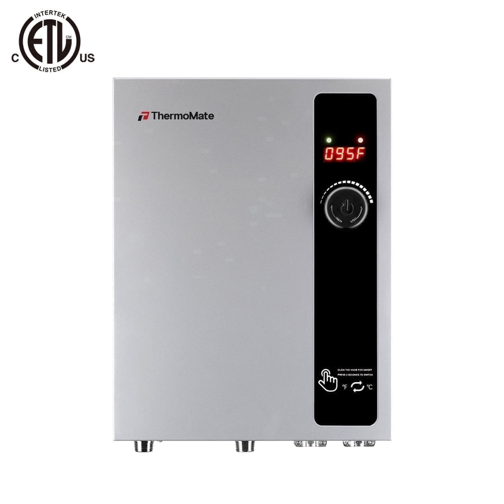 ThermoMate 27kW 240 Volt Electric Tankless Water Heater, Reliable Hot Water for Home, Shop, Cabins