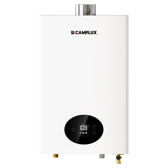 CAMPLUX 3.6 GPM,82,000 BTU,120 V,Indoor Propane Gas Tankless Water Heater ,CX360WLP, White