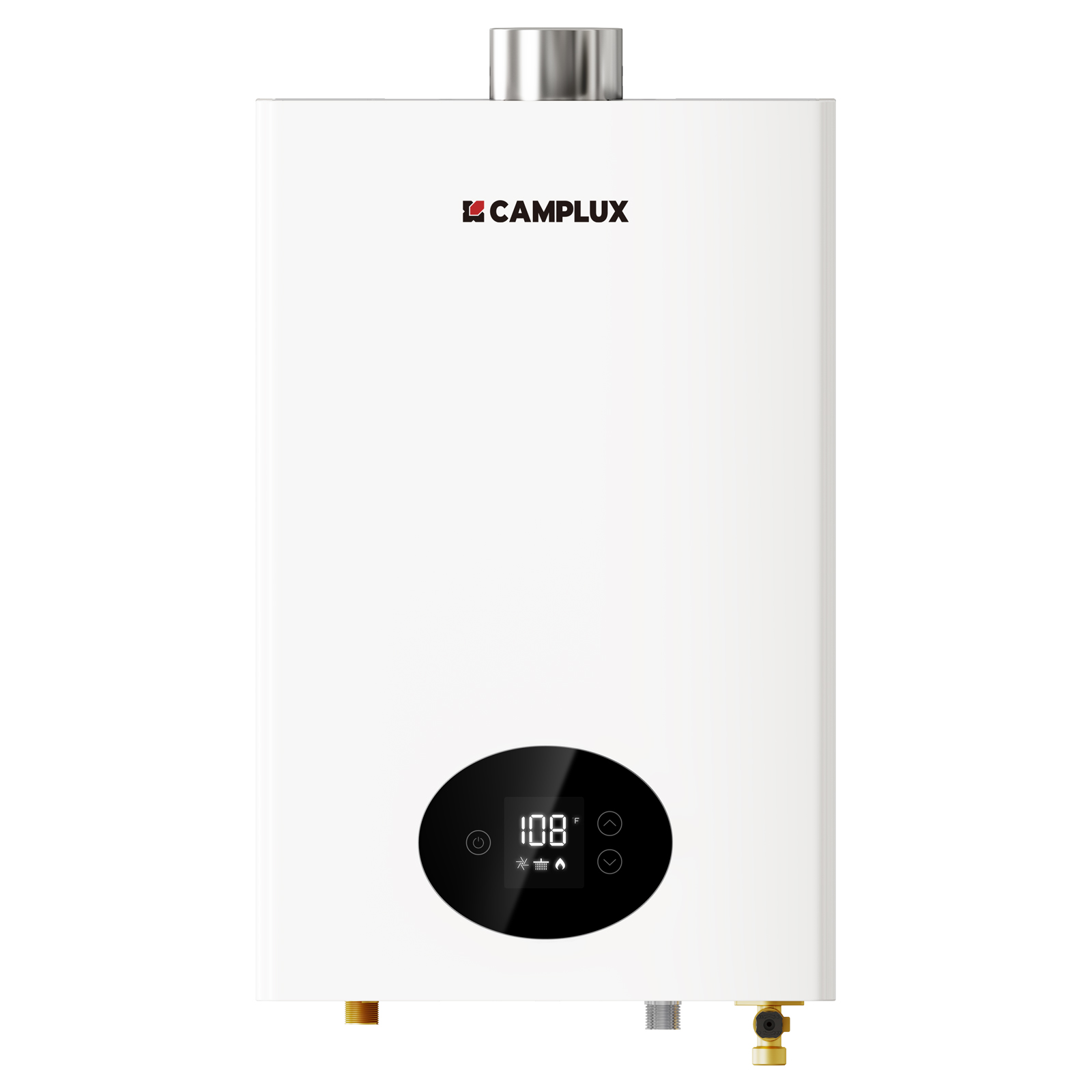 CAMPLUX  3.6 GPM,82,000 BTU,120 V,Indoor Propane Gas Tankless Water Heater ,CX360WLP, White
