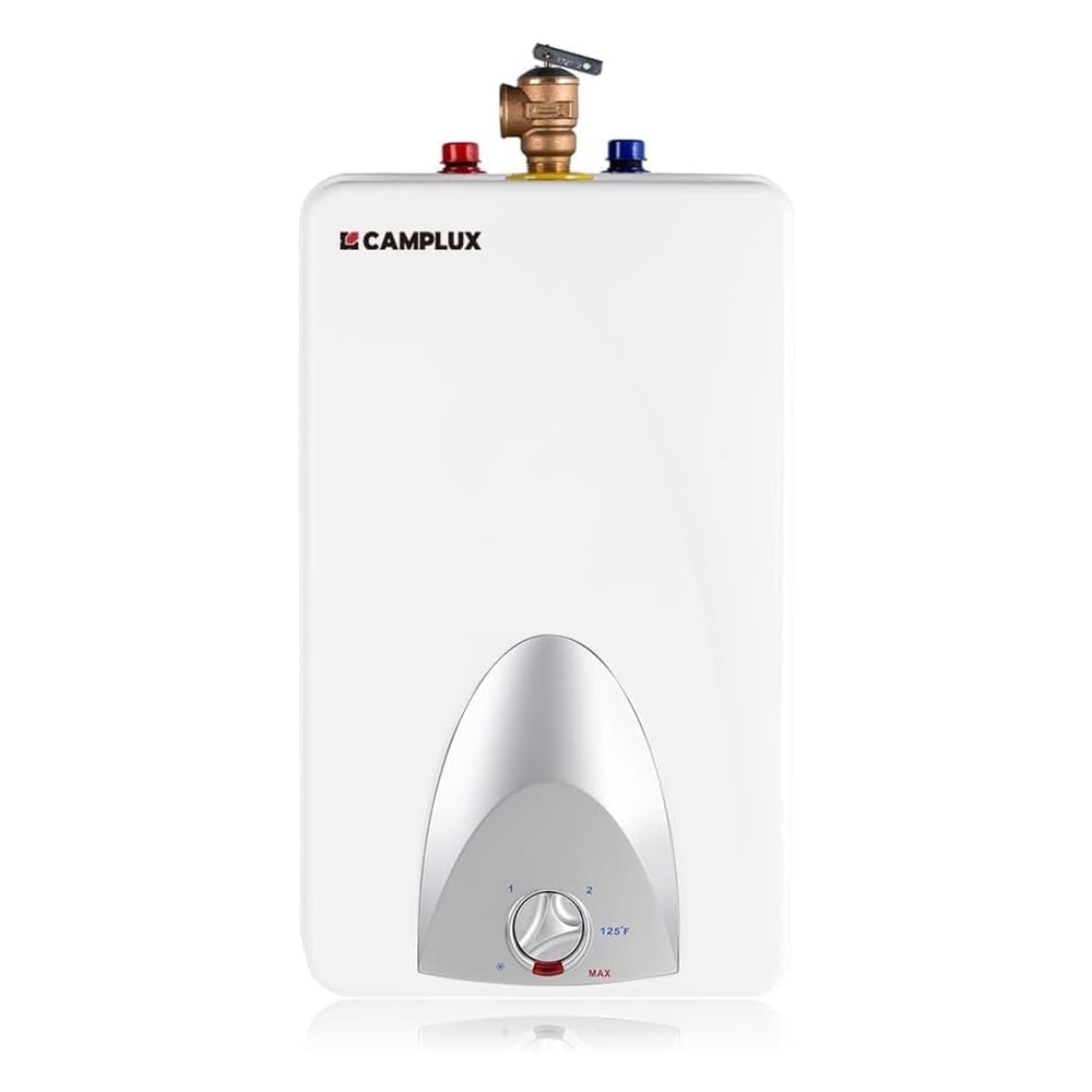 CAMPLUX 4-Gallon 1440W Mini Tank Point of Use Electric Water Heater, UL Listed, Compact Installation