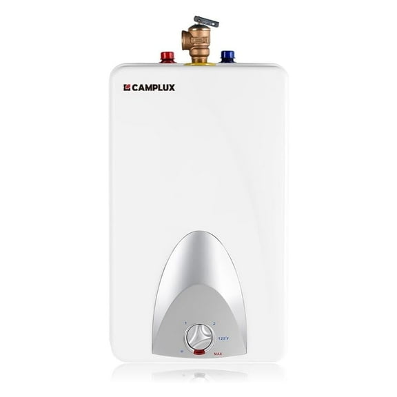 CAMPLUX 4-Gallon 1440W Mini Tank Point of Use Electric Water Heater, UL Listed, Compact Installation