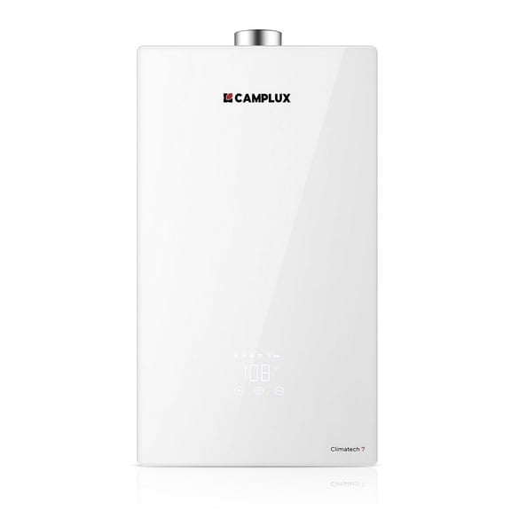 CAMPLUX Climatech 7, 5.28 GPM 132,000 BTU Indoor Natural Gas Tankless Water Heater, CA528WNG