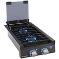 thumbnail image 1 of Camplux 12 Inches Gas Range 2 Burners Propane RV Cooktop Stove 13,000 BTU, 12V, 1 of 12