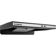 CAMPLUX RV Range Hood 22 Inches, Ductless Range Hood with LED Light and Exhaust Fan 12V DC for RV, Tiny House, Trailer and Yacht,VRH22UWMS