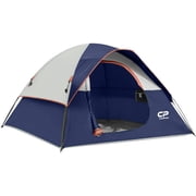CAMPROS 3 Person Camping Tent Dome Tents Waterproof Windproof Backpacking Tent for Outdoor Hiking Beach