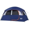 thumbnail image 1 of CAMPROS 6 Person Camping Tent, Easy Set up Waterproof Dome Tents Double Layer, Blue, 1 of 6