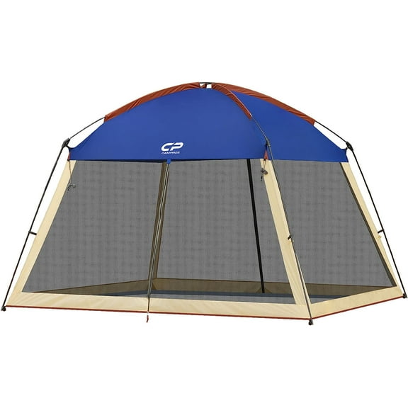 CAMPROS Screen House Room Camping Tent 12 x 12 Ft Canopy Tent Screen Shelter Gazebos Outdoor