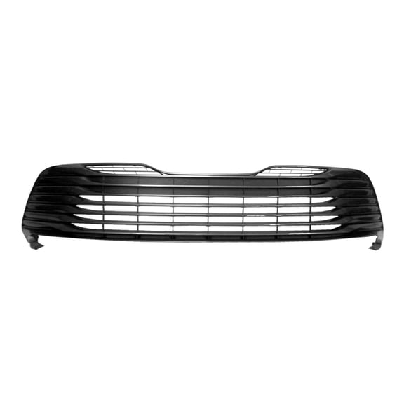 CAMRY 18-20 FRONT BUMPER GRILLE, Painted Gray, XLE Model, w/o Parking Aid Sensor Holes