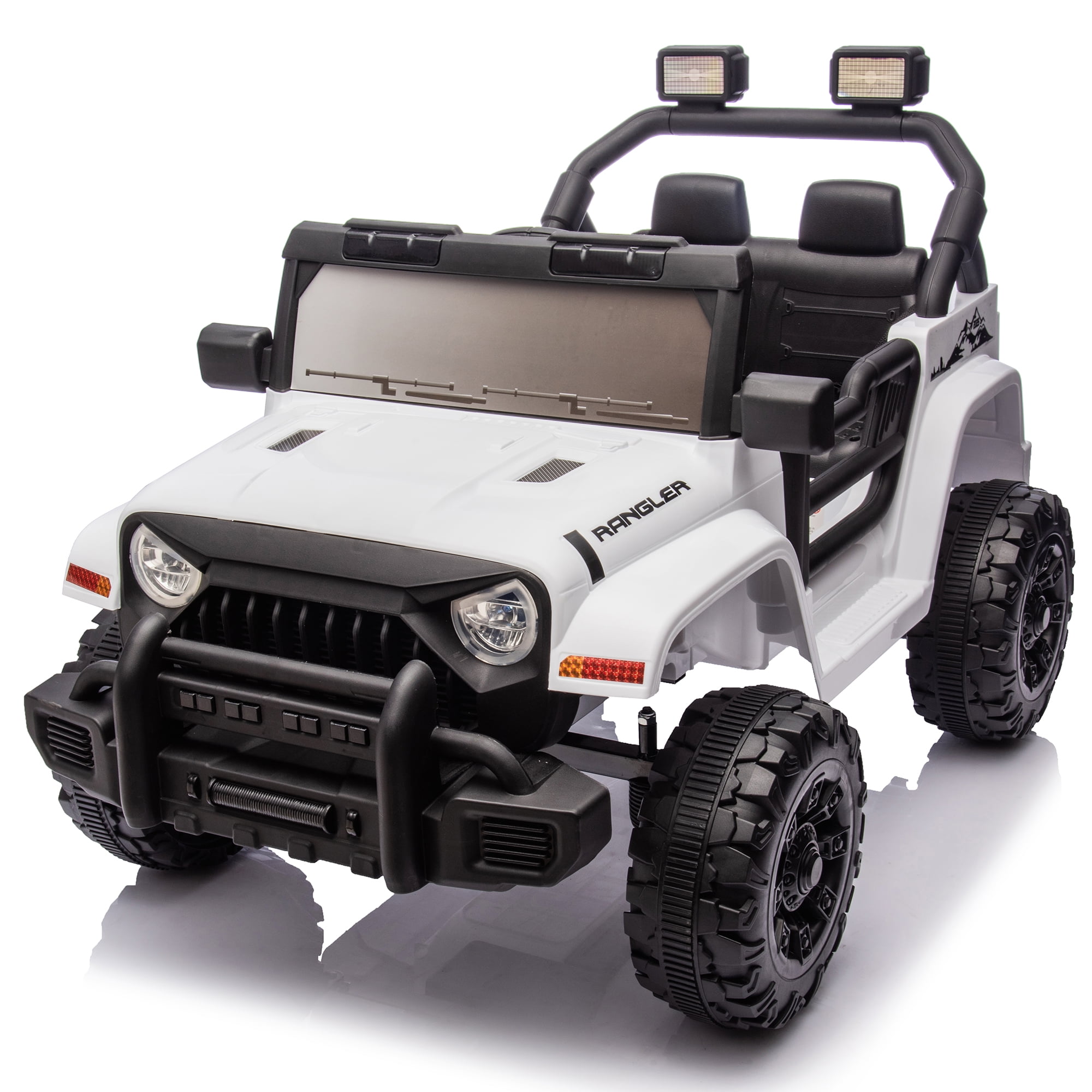 CAMSCH 12V Kids Ride On Electric Car W/Parents Control,Dual drive, Four ...