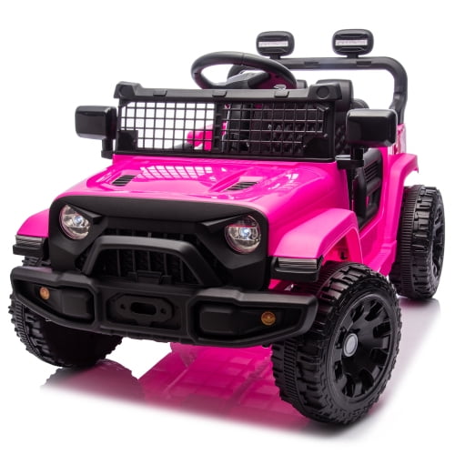 POVANLI  24V Kids Ride on Car W/Parents Control,Four-wheel suspension,2WD,Power display,Bluetooth,MP3,Music,LED headlight,Provide a speed of 1.86-3.11MPH For Kids Aged 2-5 years old