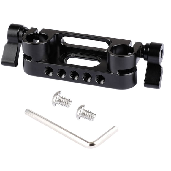 CAMVATE 15mm Dual Rod Clamp Railblock for Shoulder Mount