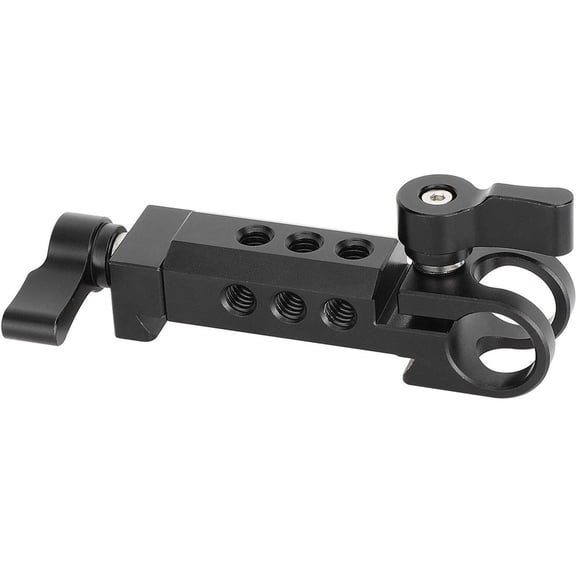 CAMVATE 15mm Rod Holder to Manfrotto-Type Clamp Mount, Black