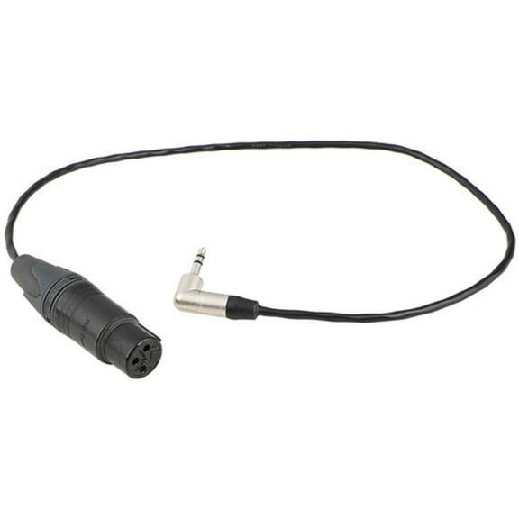 CAMVATE 18" 3-Pin XLR Female to 3.5mm Male Cable for RED Sony Cine Camera