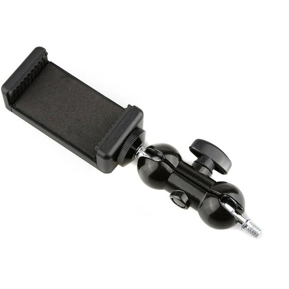 CAMVATE 360 Degree Swivel Ball Head Mount & Phonetrap Smartphone Holder for Cell Phone, Black