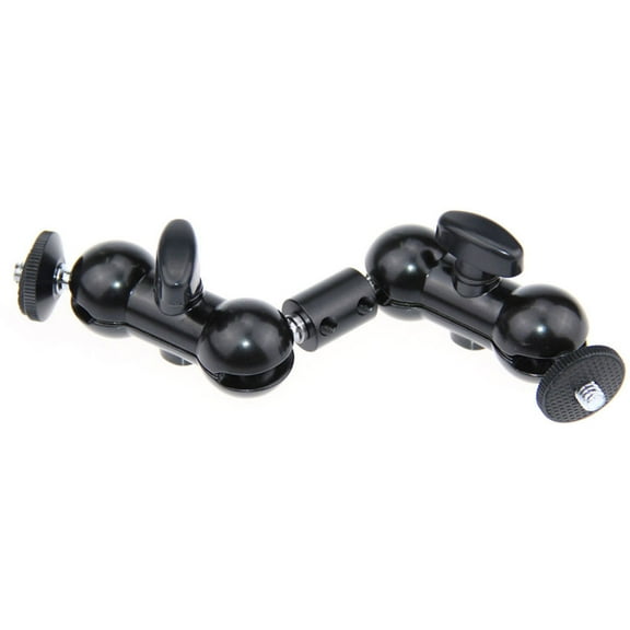 CAMVATE 7.5" 360 Degree Extension Arm with Ball Head Mounts for Camera Monitor LED Light, Black Knobs