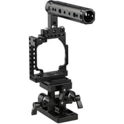 CAMVATE Camera Cage with Handle and ARCA QR Baseplate for Sony A6500/A6300/A6000